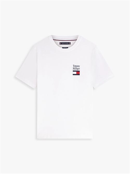 brand love text stack tee TOMMY HILFIGER | MW0MW42367YBR